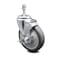 Service Caster 5 Inch Thermoplastic Rubber Swivel 3/8 Inch Threaded Stem Caster with Brake SCC SCC-TS20S514-TPRB-TLB-381615 - alternate 1